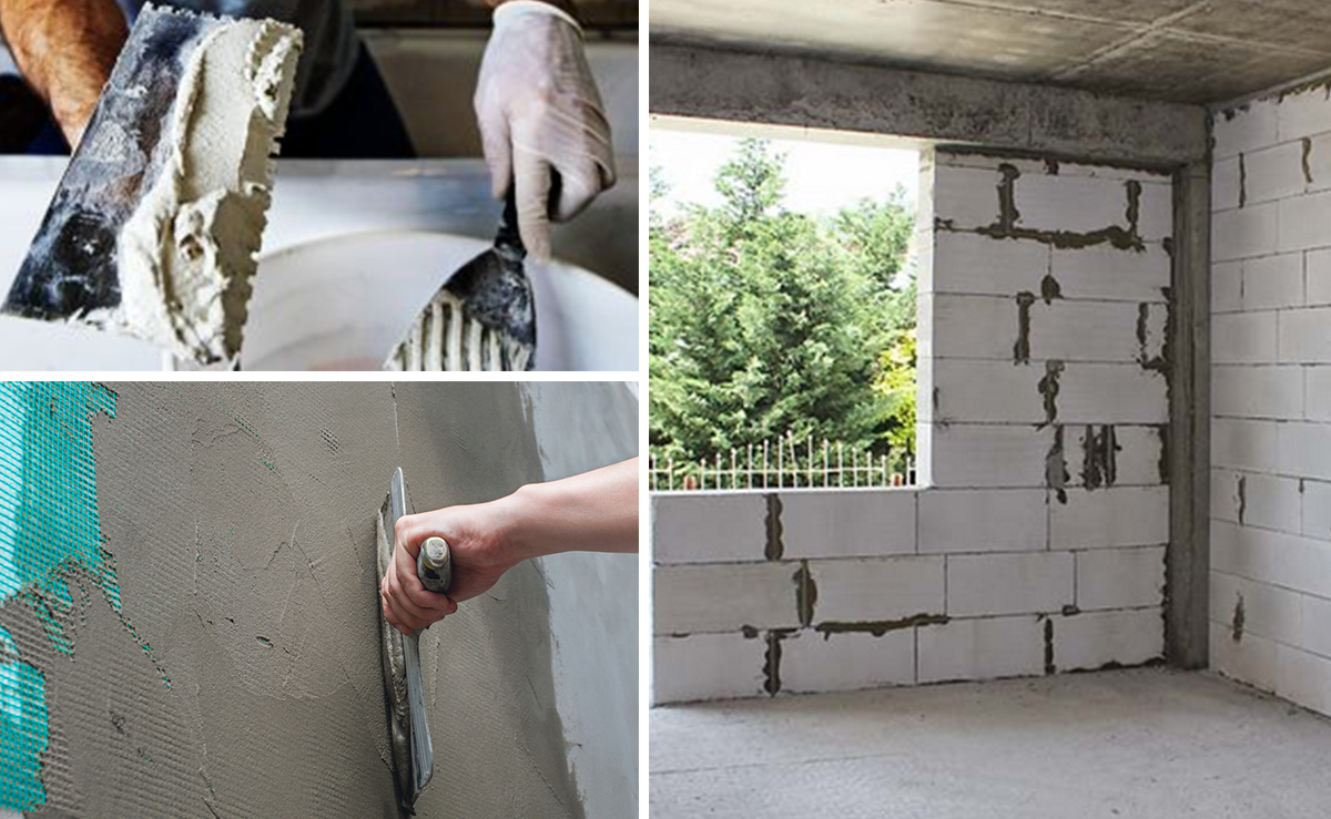 Как правильно оштукатурить стену из пеноблоков внутри дома своими руками