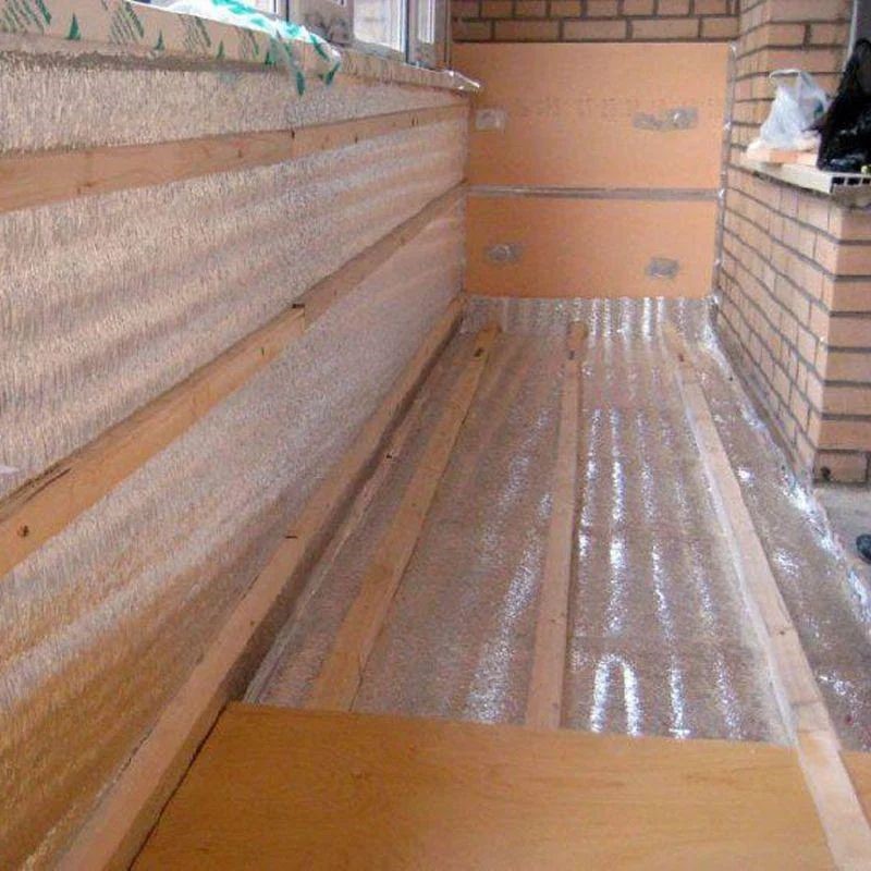 Как правильно утеплить балкон внутри? виды материалов