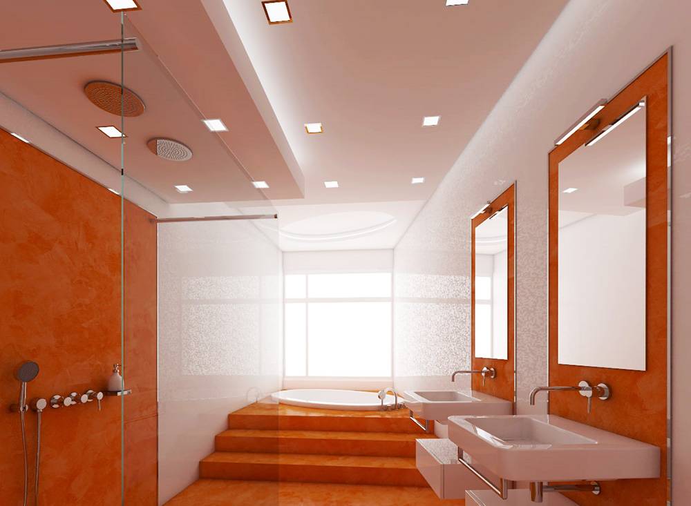 Натяжной потолок в ванной - как его сделать
