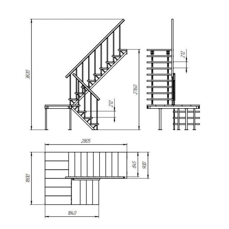 Как сделать поворотные ступени на металлической лестнице — доступно о важном