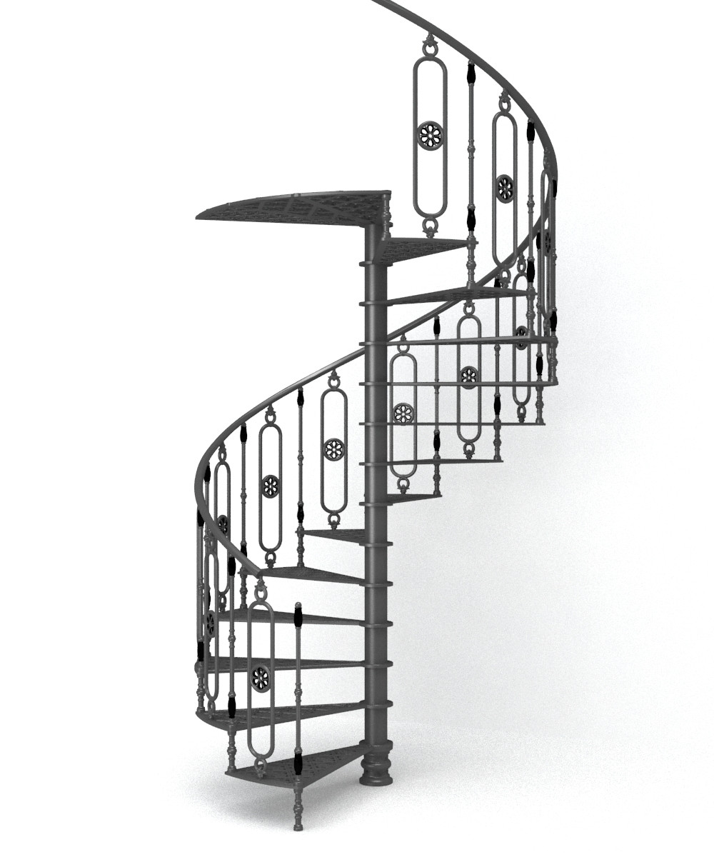Винтовая лестница из металла своими руками, чертежи
