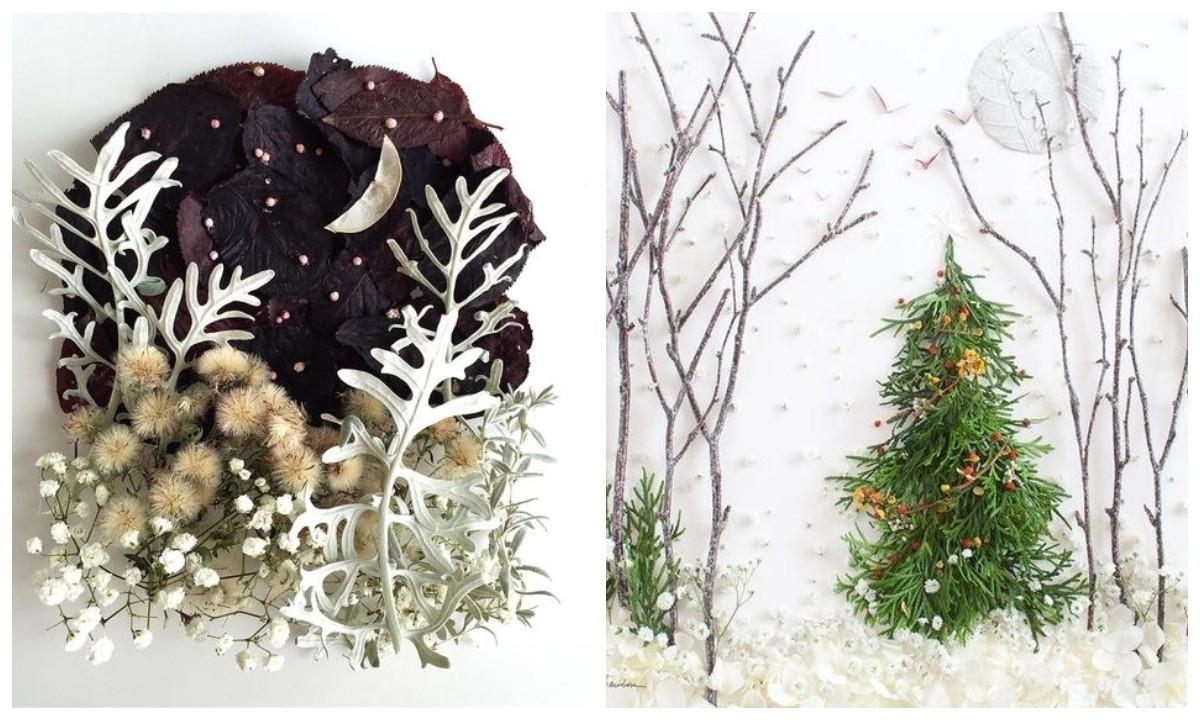 Поделки из природного материала на тему зима: фото пошагово, самое интересное