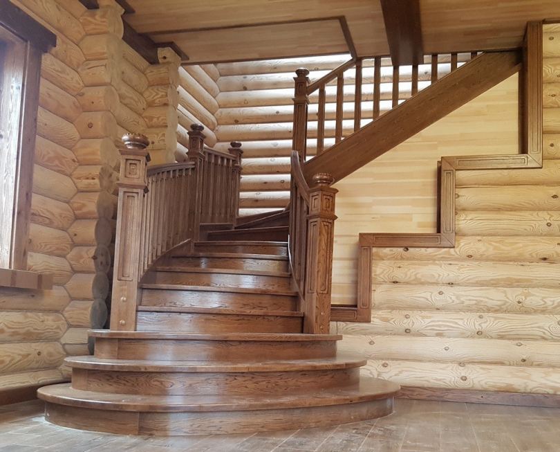 Деревянные лестницы на второй этаж в частном доме: 90+ фото лучших проектов и советы экспертов — дом&стройка