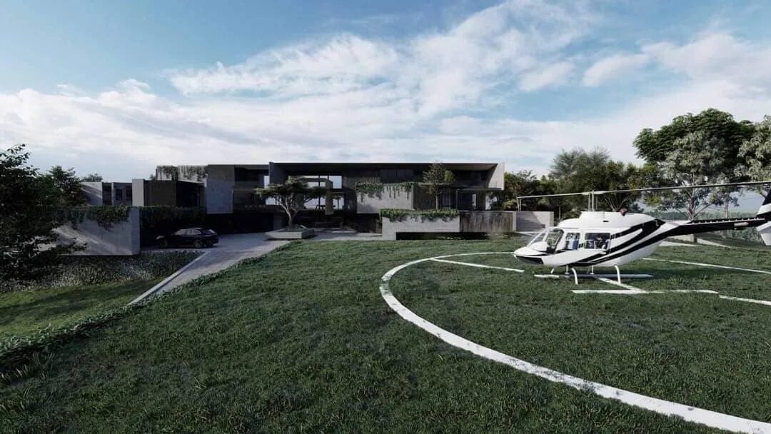 Concrete house design by nico van der meulen architects