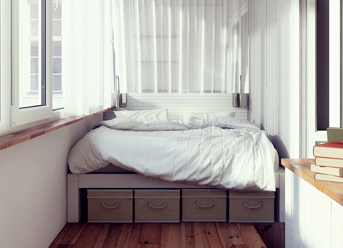 Спальня с балконом: секреты дизайна