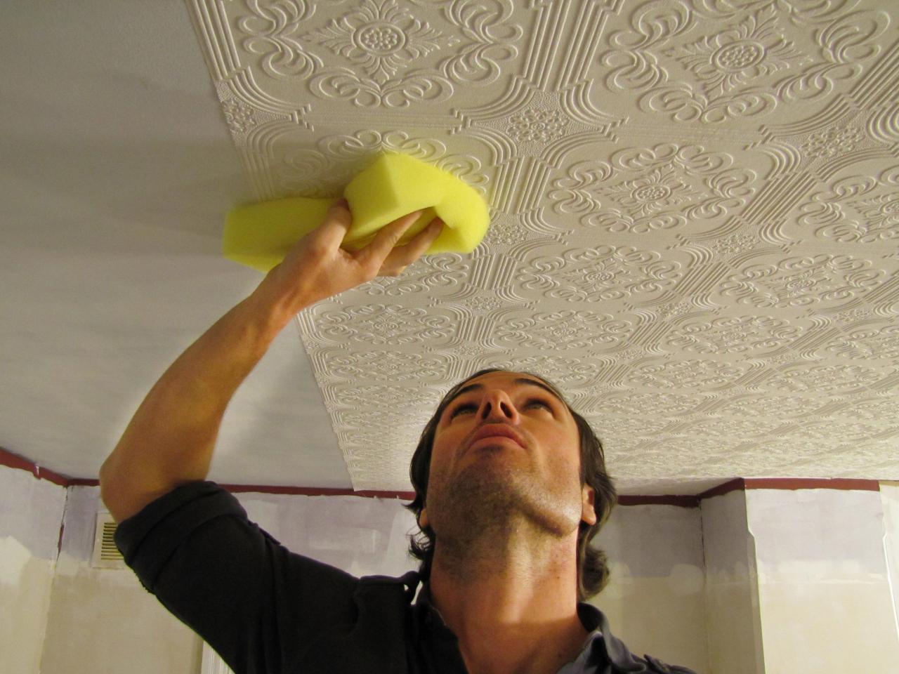 Как клеить стеклохолст на потолок из гипсокартона под покраску