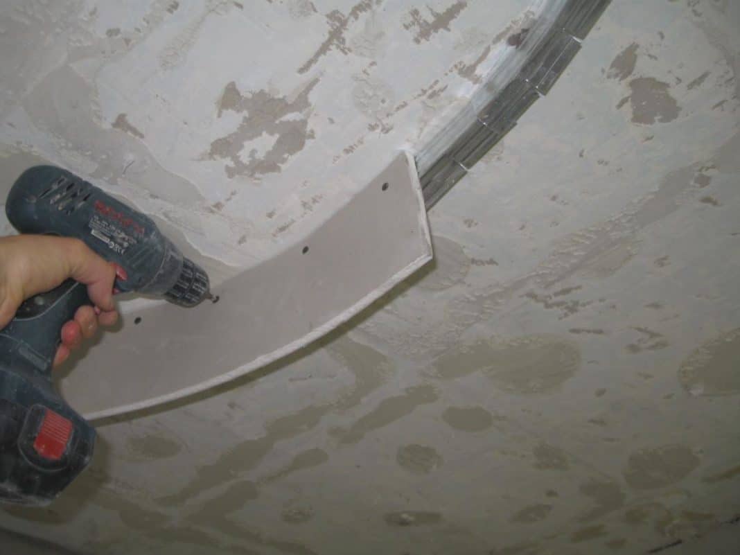 Фигурные потолки из гипсокартона: фото | как сделать полукруг, волну из гкл своими руками (видео)