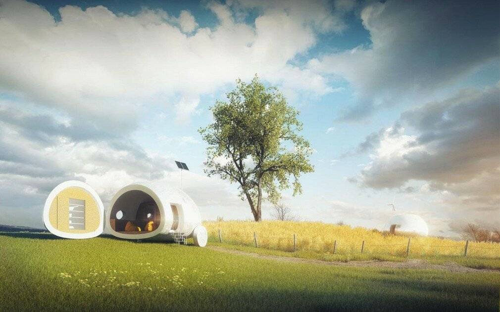 Уютный энергосберегающий дом ecocapsule