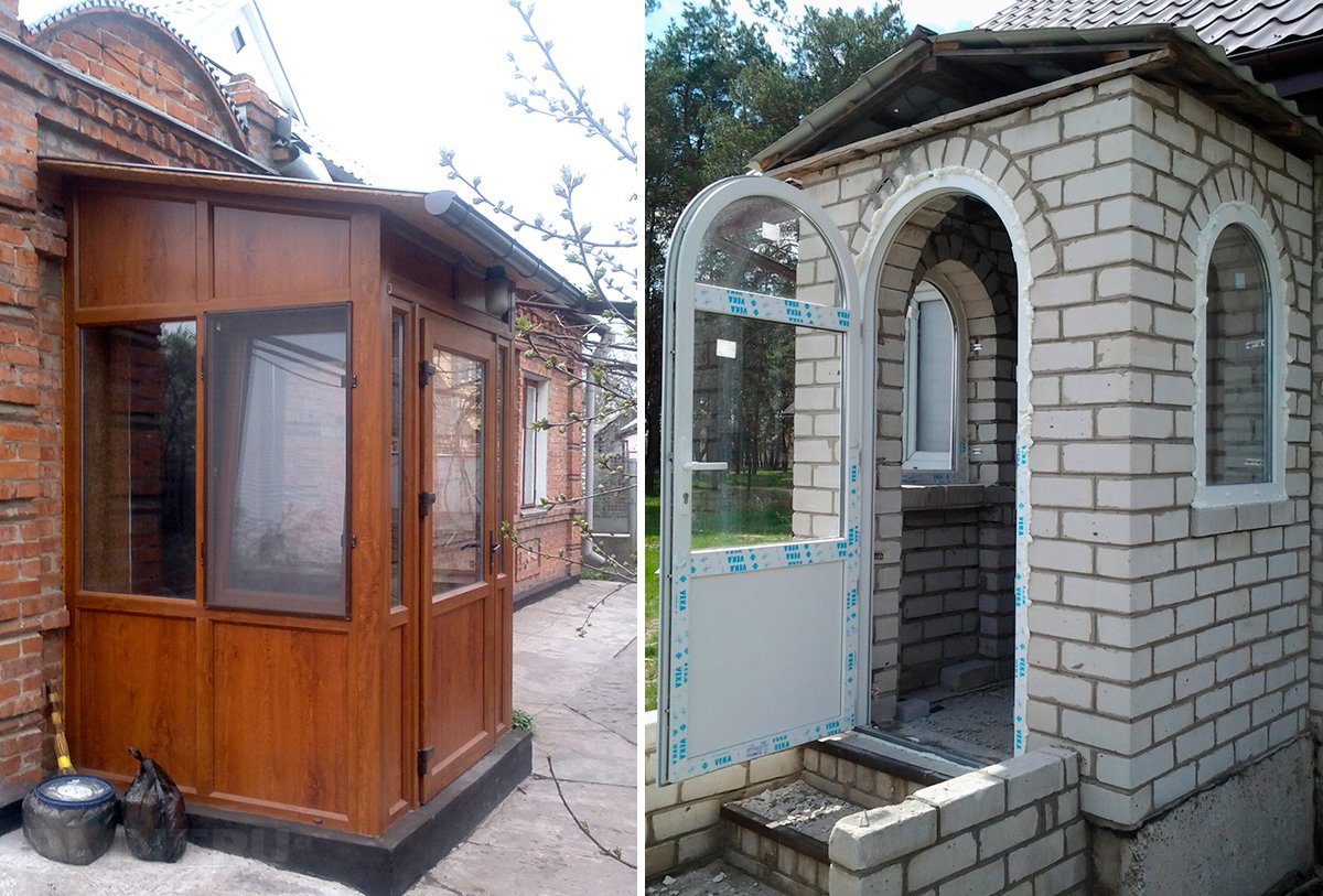 Фото тамбура в частном доме