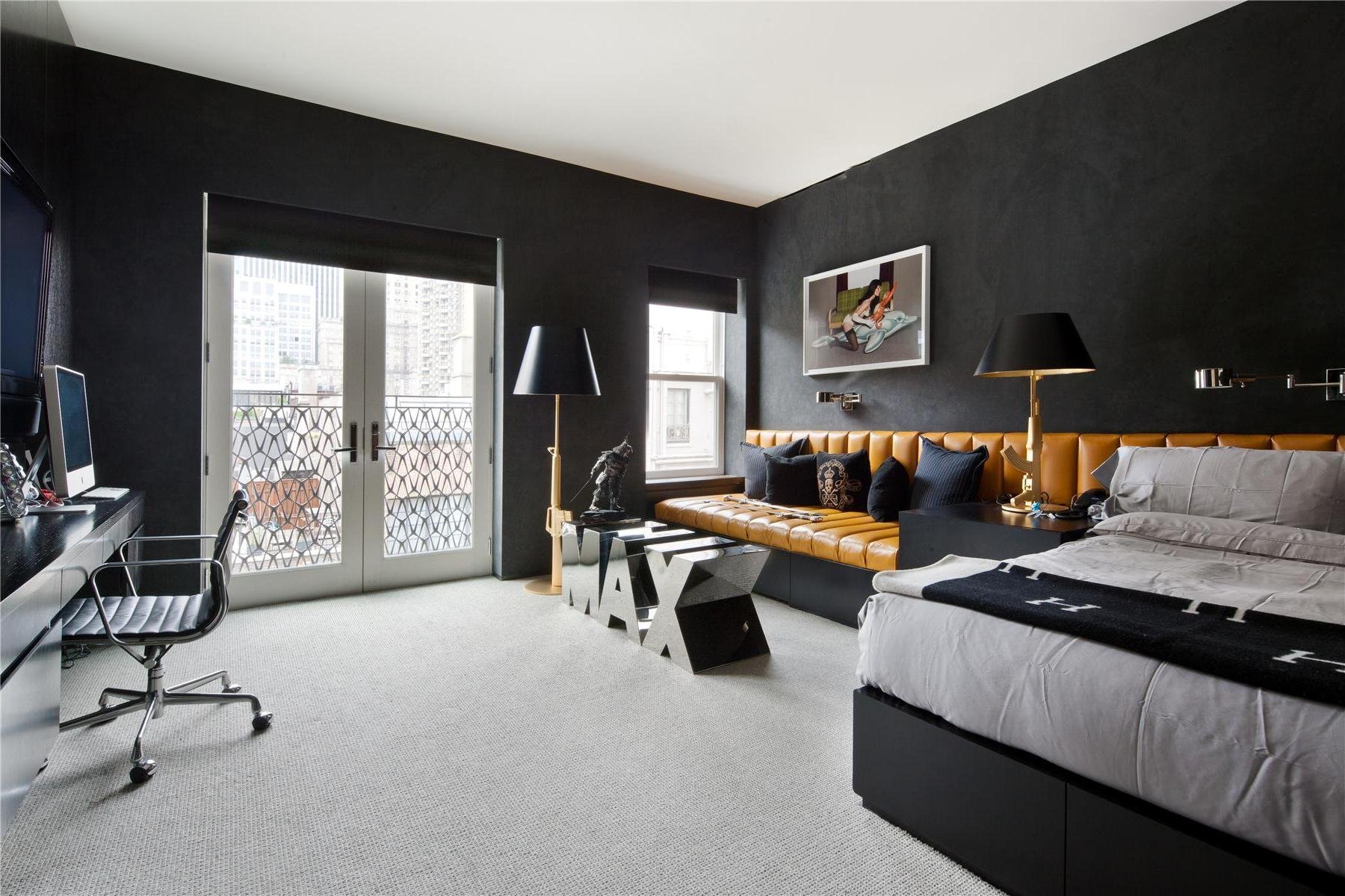 Черно-белый интерьер гостиной: современные решений дизайна с яркими акцентами
