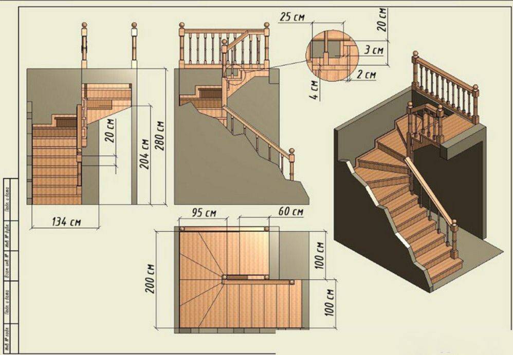 Как сделать трехмаршевую лестницу: пошаговая инструкция и советы