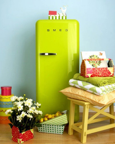 Сочные холодильники зеленых оттенков: модная изюминка кухни!