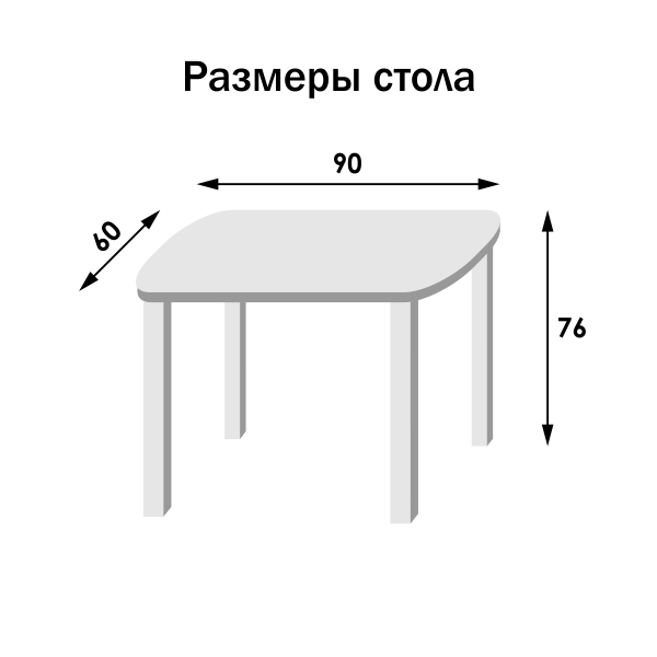 Стандартная высота кухонного стола. какой должна быть высота кухонного стола?