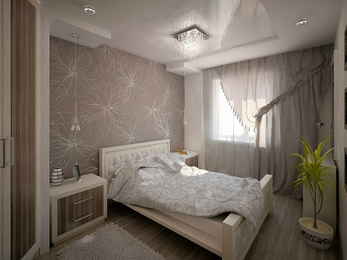 красивый дизайн спальни в квартире
