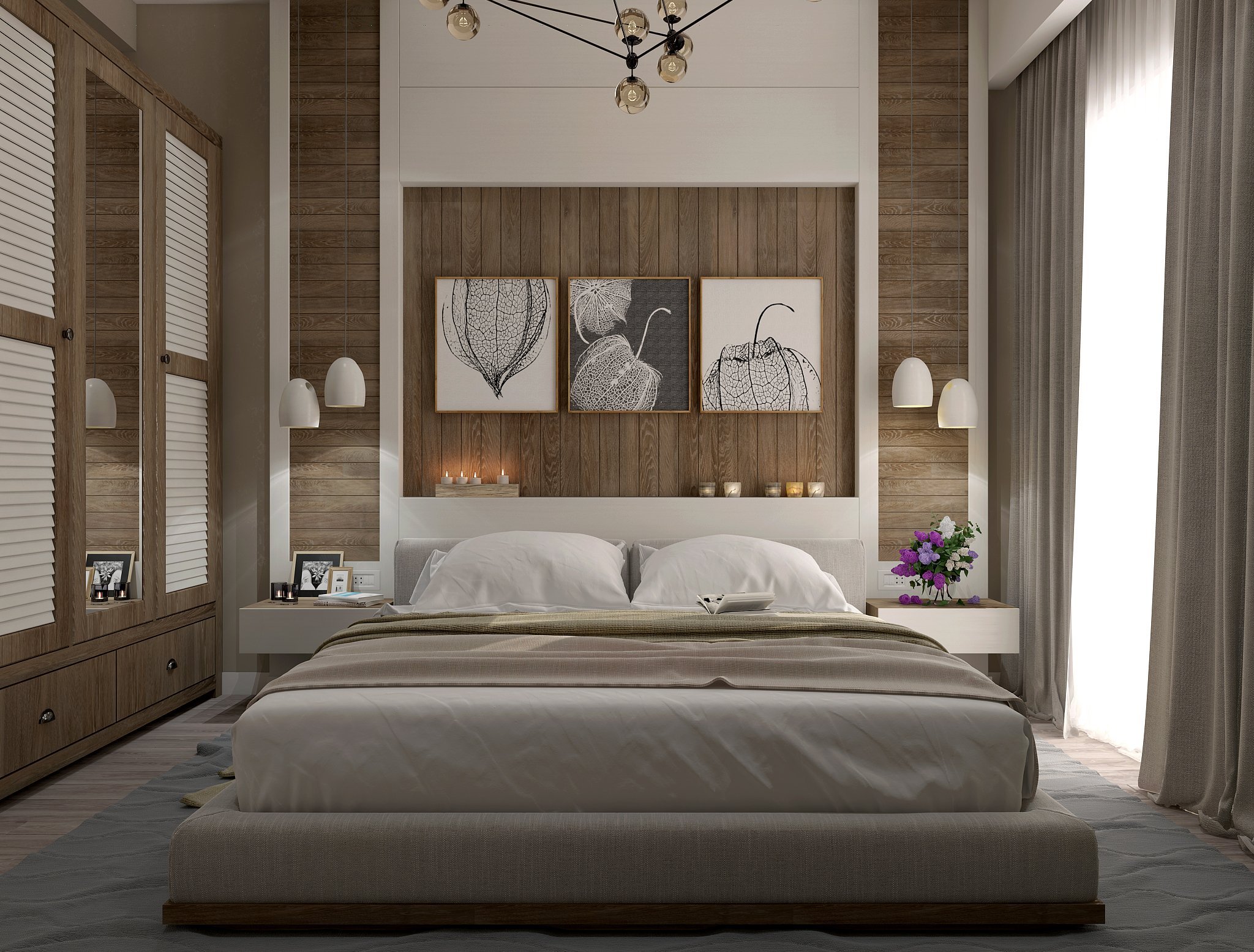 75 интересных фото дизайна изголовья кровати в спальне