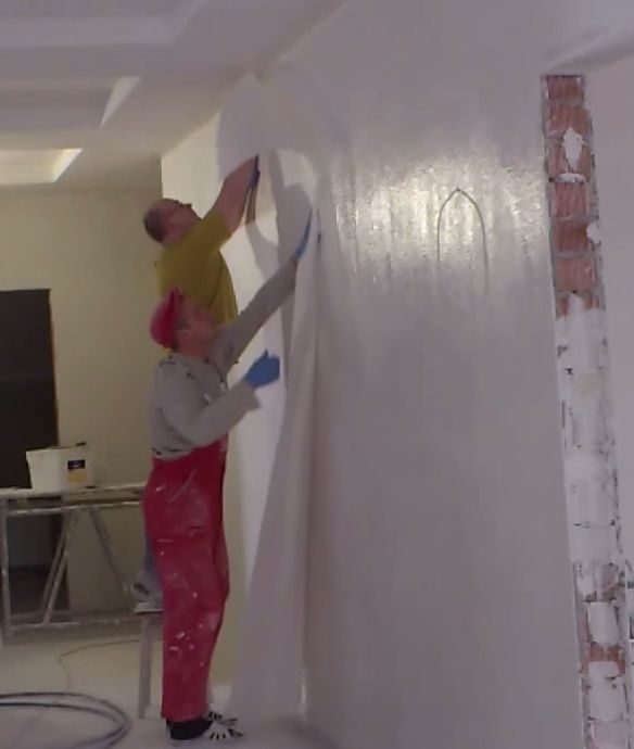 Как клеить стеклохолст на стены под покраску - инженер пто