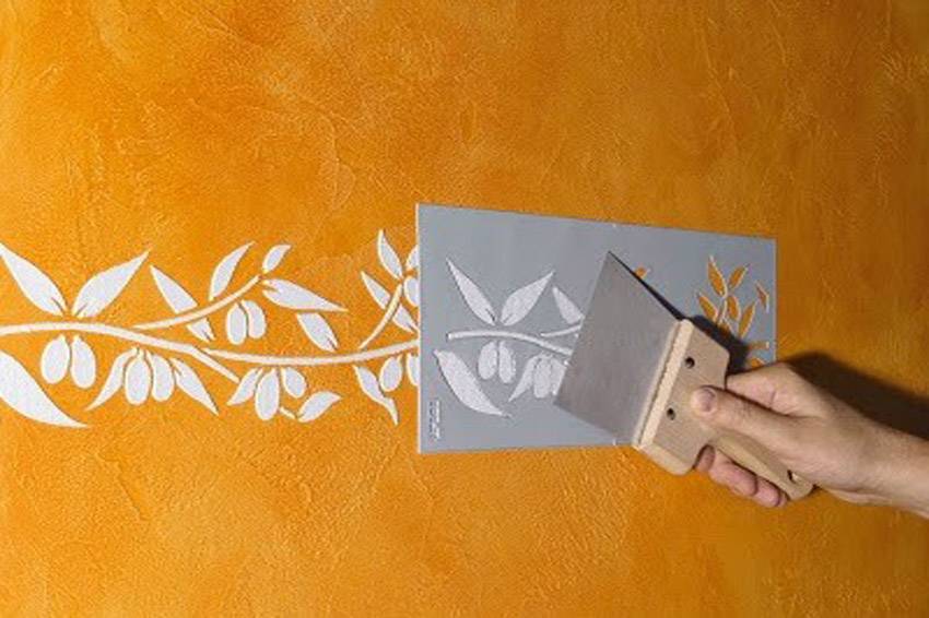 Трафареты для стен под покраску: как сделать своими руками