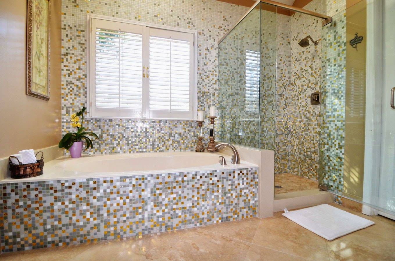 Как клеить мозаику в ванной комнате самостоятельно: технология укладки и выбор клеевой основы