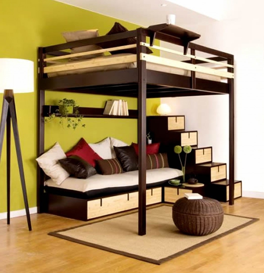модульная мебель с кроватью чердаком