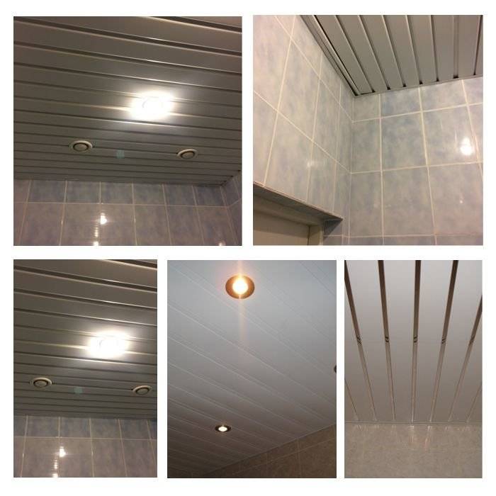 Подвесные реечные потолки в ванной комнате: преимущества конструкции и особенности монтажа