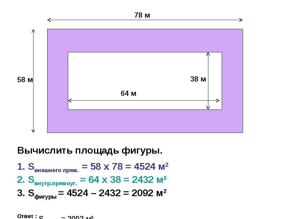 Калькулятор площади | легко вычислить площадь фигуры!