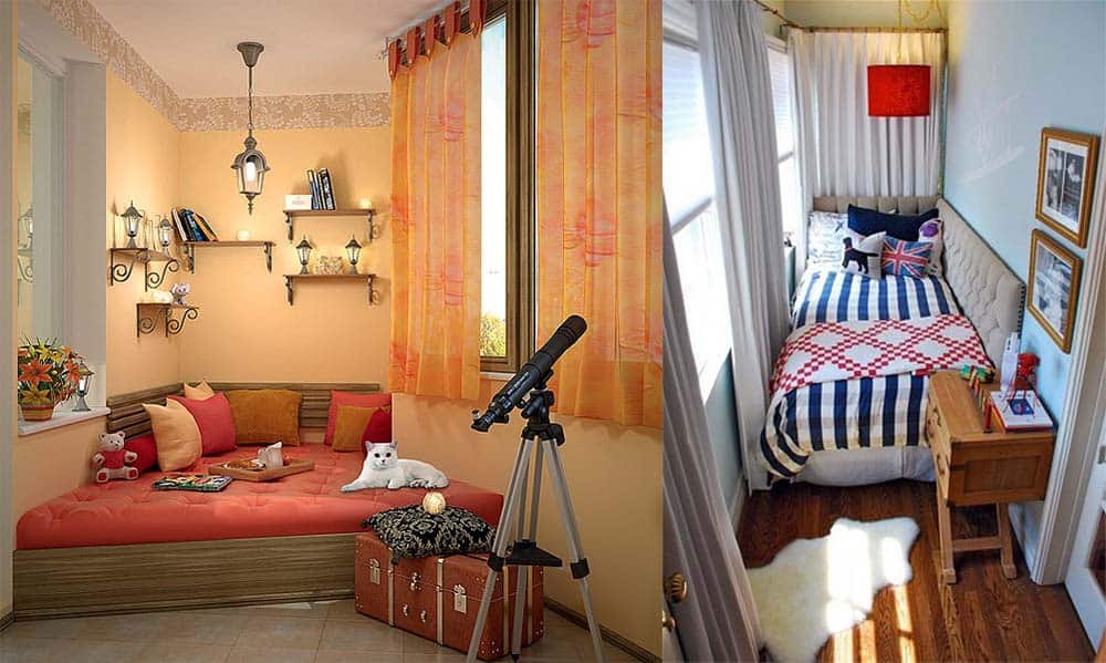 Спальня совмещенная с балконом – 20 необычных фото дизайна