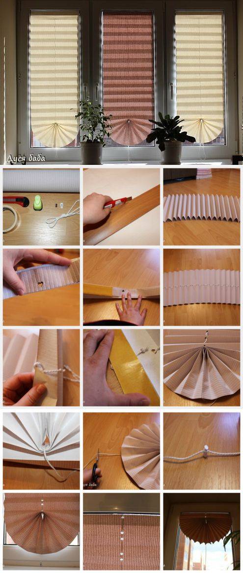 Жалюзи своими руками из обоев: как сделать римские, рулонные шторы, пошаговая инструкция, мастер-класс (видео, фото)