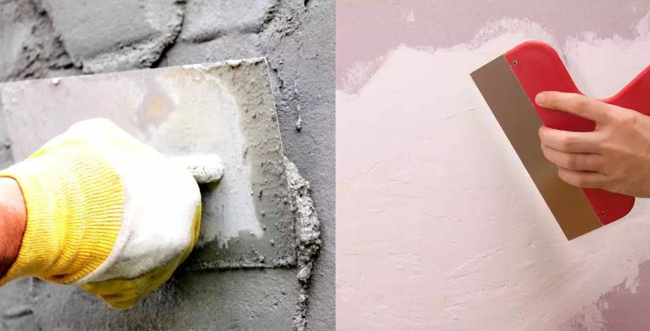 Штукатурка и шпаклевка: в чем разница, чем отличаются при работе по отделке стен